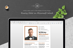 Simple & Chic CV Design