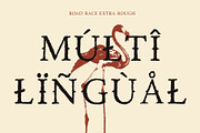 Road Race Extra Rough, a Serif Font by Craft Supply Co. (Thumbnail 6 of 8)