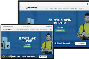 Appliance Repair WordPress Theme