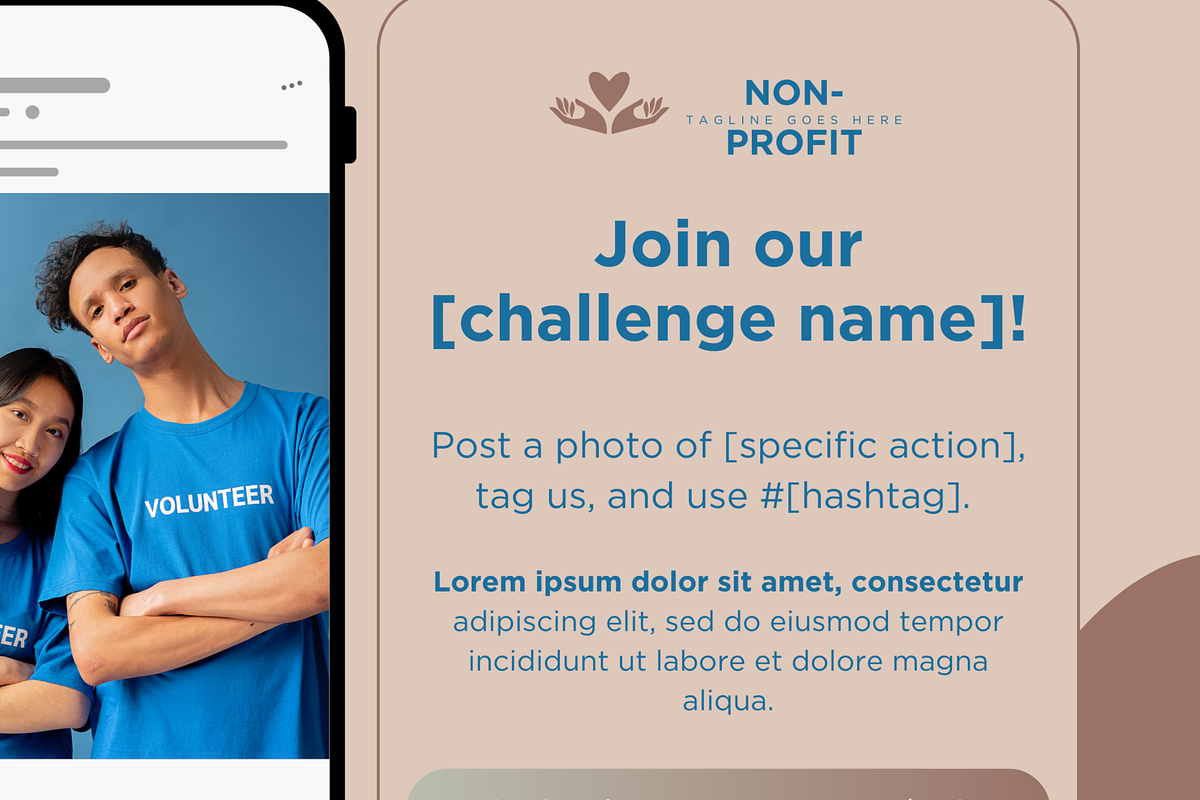 NON PROFIT SOCIAL MEDIA POSTS, a Social Media Template by Daring Digies (Photo 8 of 9)