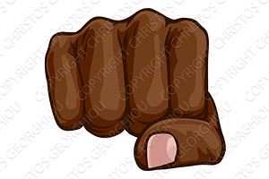 Fist Punch Hand Comic Book Pop Art, an Illustration by Christos Georghiou