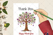 Coquette Mardi Gras Tree Png, an Illustration by Creative Art (Thumbnail 4 of 6)