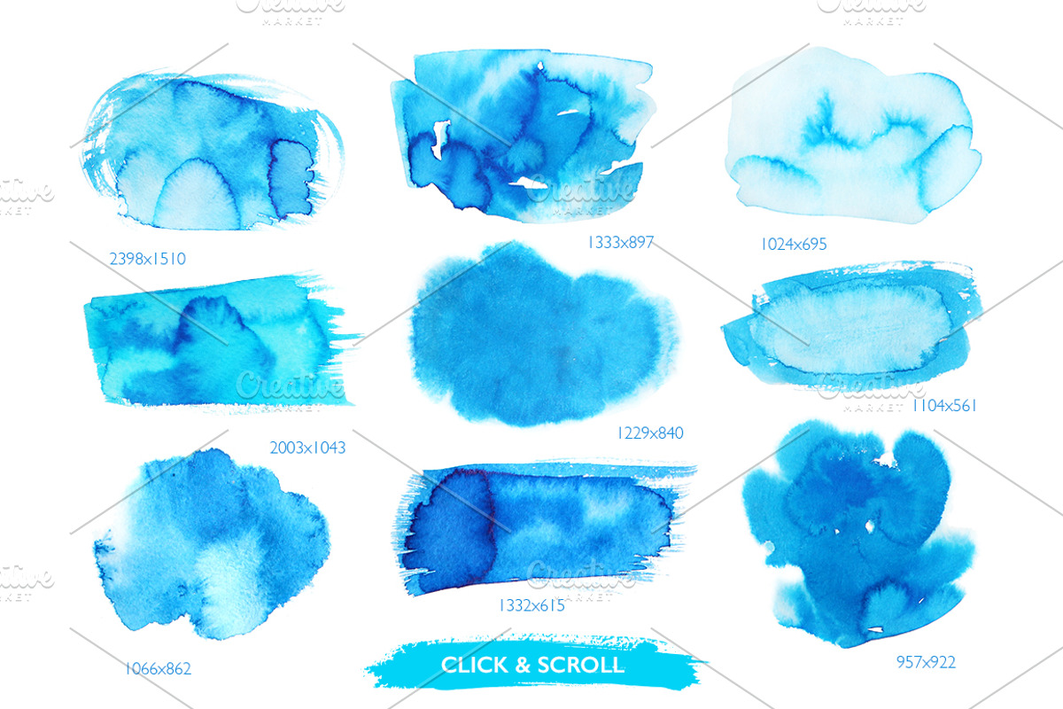 Big pack of watercolor backgrounds., a Texture Graphic by Asya Mix (Photo 5 of 6)