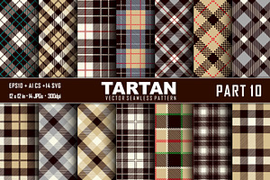 Seamless Tartan Pattern Part - 10