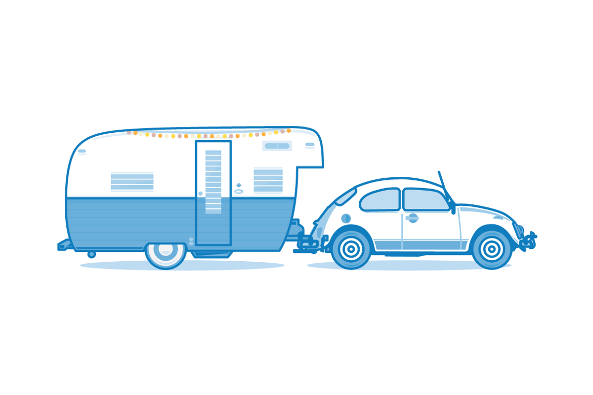 Vintage Camper, an Illustration by CSA Creative Studio (Photo 2 of 2)