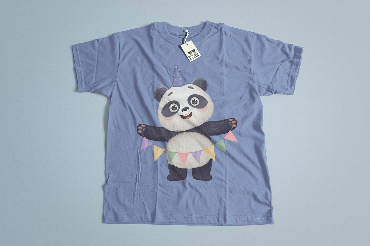 Cute Panda Clipart Set, an Illustration by LikaYu (Photo 6 of 8)