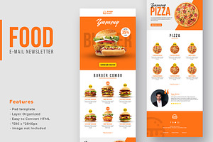 Food Email Newsletter Template