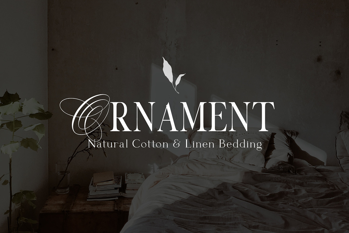 Monique Display Duo Font | Logo Font, a Serif Font by Calamar Studio (Photo 13 of 18)