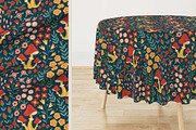 Woodland Mushrooms Seamless Pattern, a Wallpaper Graphic by Irina Ostapenko (Thumbnail 5 of 5)