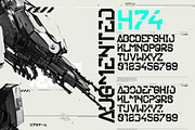 Augmented, a Sans Serif Font by Hydro74 (Thumbnail 3 of 4)