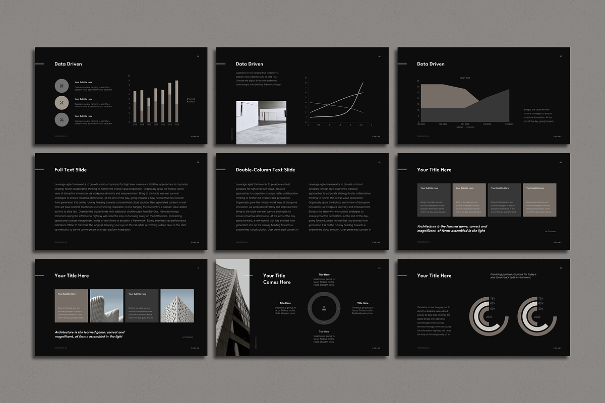 Corvus Presentation Template, a Presentation Template by SlideStation (Photo 11 of 12)