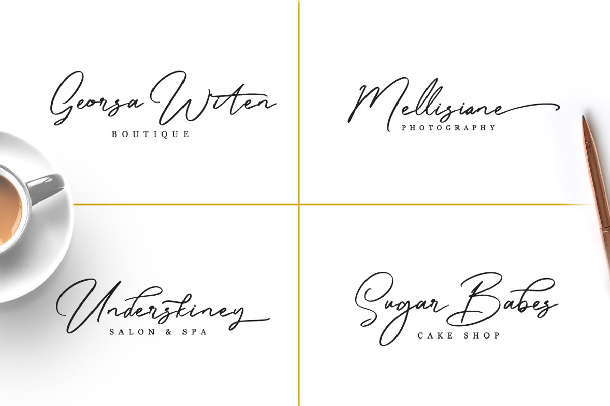 Caramello - Handwritting Script Font preview 6