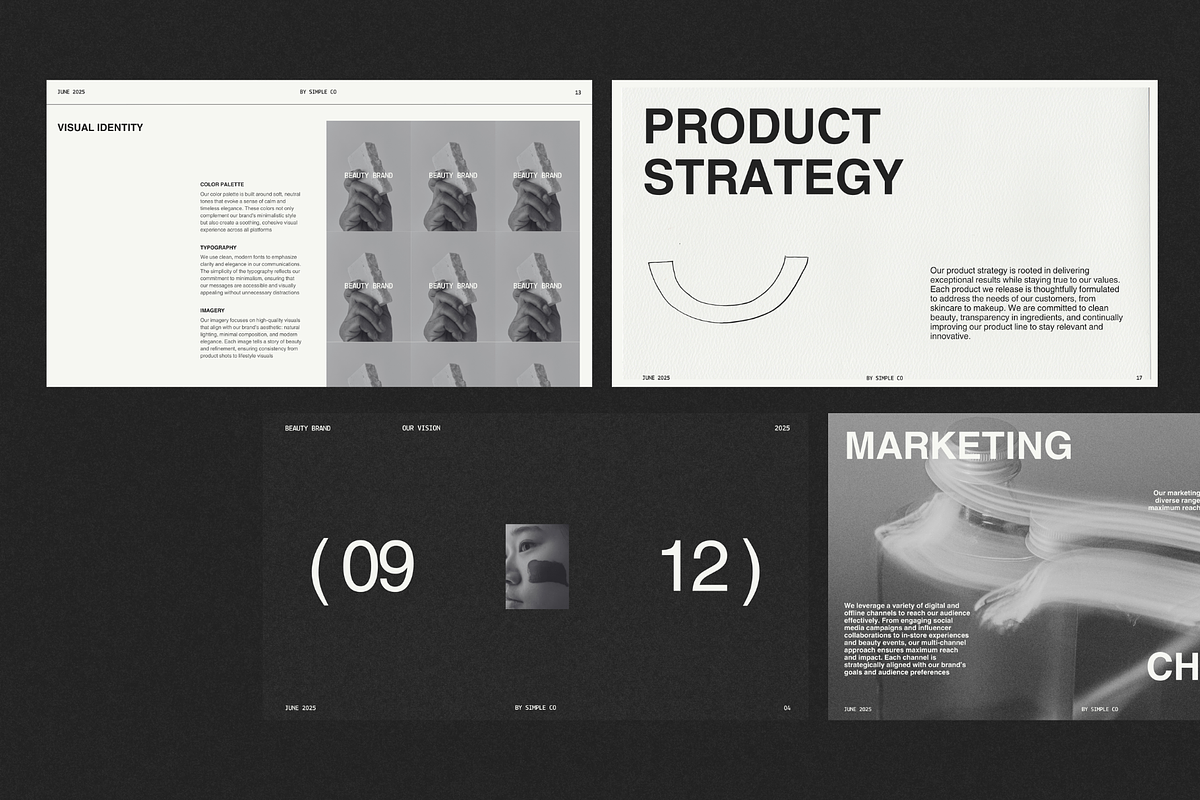OURA | BEAUTY BRAND STRATEGY, a Presentation Template by Simple có (Photo 4 of 8)