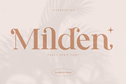 Milden | Fancy Serif Font, a Serif Font by Youthlabs Studio (Thumbnail 1 of 10)