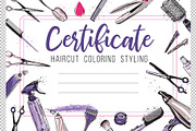 Fashion Beauty Salon Certificates, a Decorative Illustration by Sopelkin (Thumbnail 2 of 3)