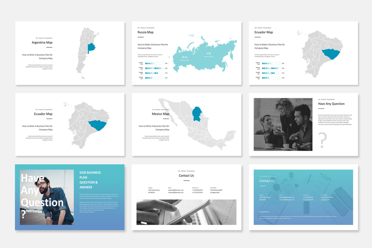 Google Slide Business Plan, a Presentation Template by WhiteGraphic (Photo 34 of 38)