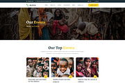 KHUDA Non-Profit PSD Template, a Landing Page Template by Andit themes (Thumbnail 8 of 15)