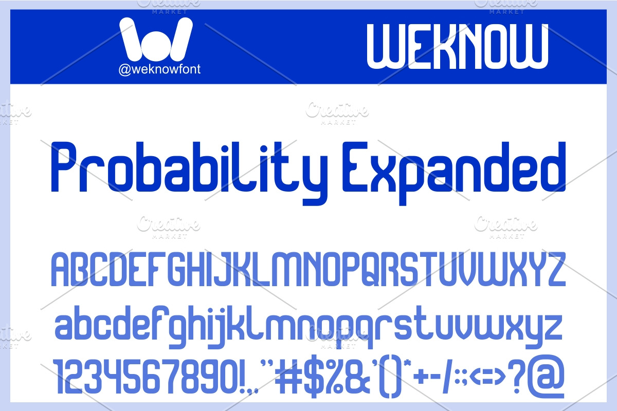 Scifi Experimental Font, a Sans Serif Font by weknow (Photo 4 of 8)