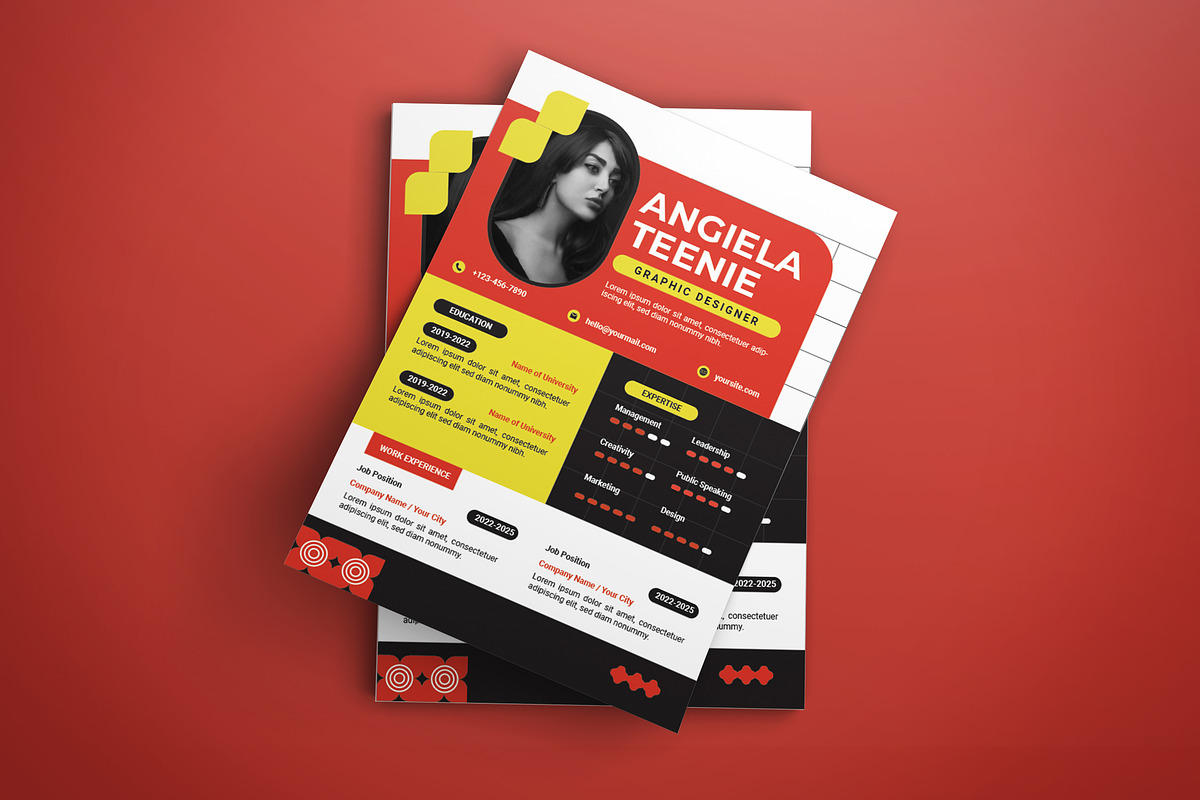 Classy Modern - Resume Template, a Print Template by VUNIRA (Photo 2 of 2)