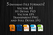 Colorful Web Elements Set, a Templates & Theme by FourLeafLover (Thumbnail 2 of 4)