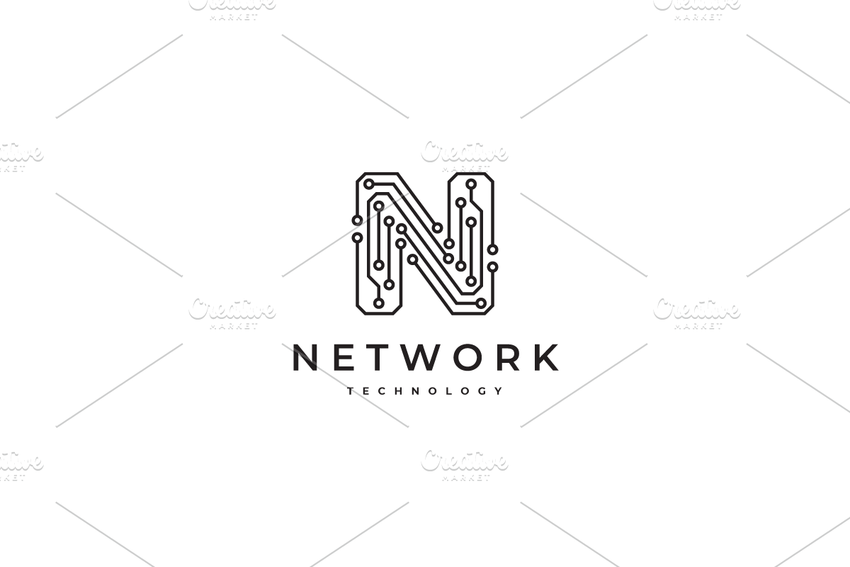 Network Letter N Logo Design, a Branding & Logo Template by yopie (Photo 5 of 5)
