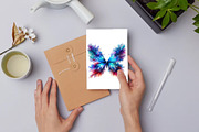 Cute Colorful Butterfly PNG Clipart, a Seasonal Illustration by Craft Nest (Thumbnail 4 of 6)