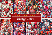 Vintage Heart Pattern | Creative Market