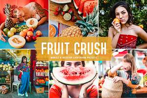 Fruit Crush Pro Lightroom Presets