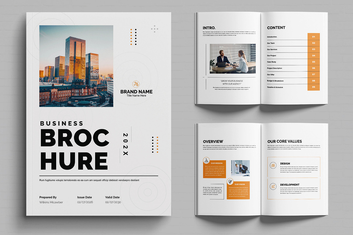 Business Brochure Design, a Brochure Template by MightyDesign (Photo 1 of 6)