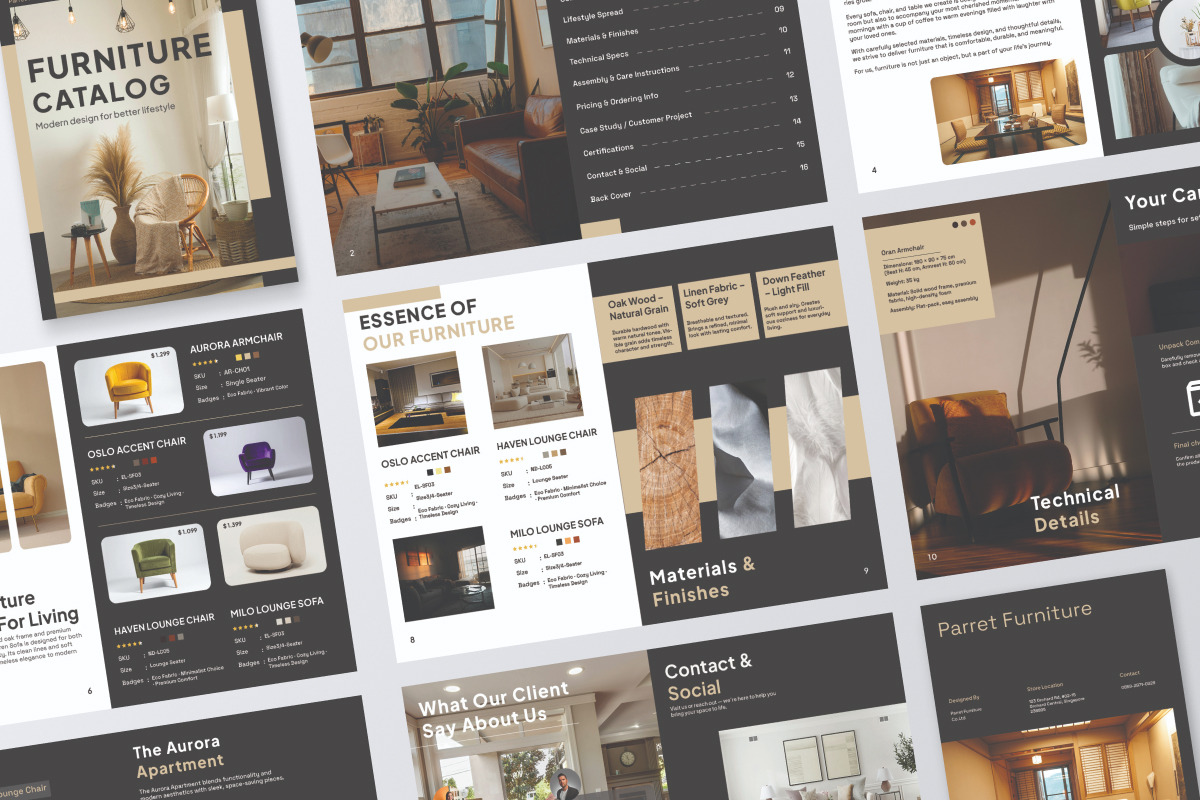 Interior Lookbook Brochure preview 6
