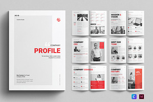 Company Profile Brochure Template, a Brochure Template by E-Type