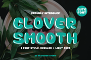 Clover Smooth - Bubble Fonts, a Handwritten Font by QR Design Studio (Thumbnail 1 of 8)