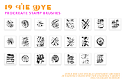 Procreate Tie Dye Stamp Brushes, a Brush Add-On by CC CREATIVE CO (Thumbnail 5 of 10)