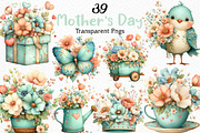 Whimsical Mother's Day Clipart, an Illustration by Craft Nest (Thumbnail 1 of 11)