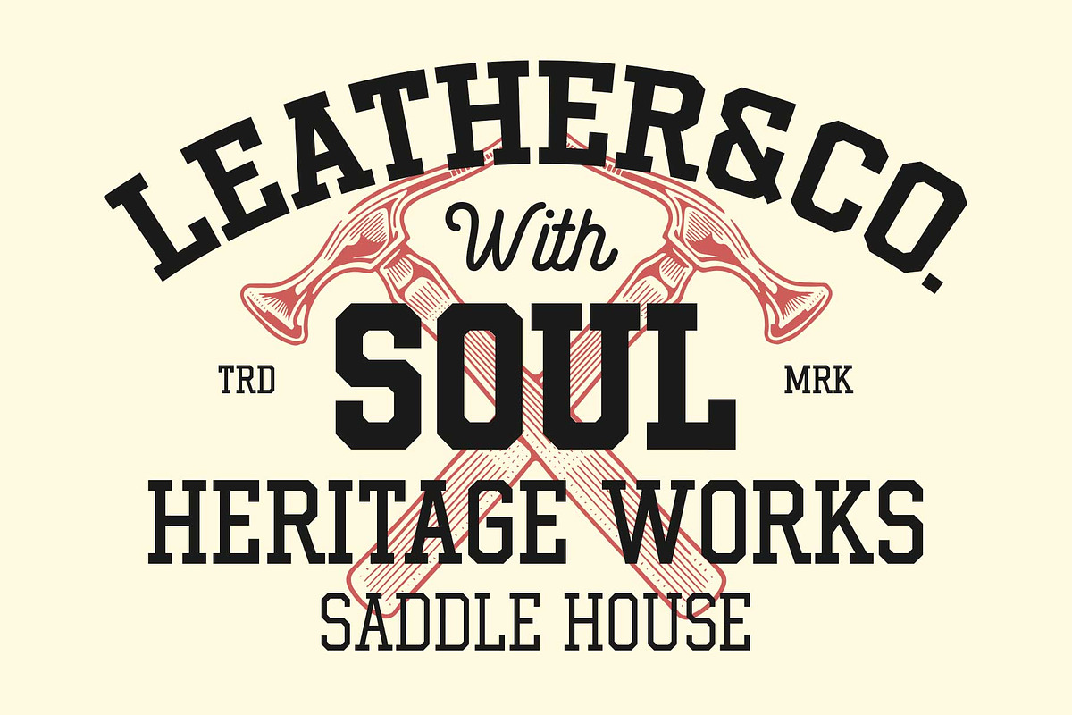 Gumbolt - Vintage Athletic Style, a Slab Serif Font by Arterfak Project (Photo 4 of 13)