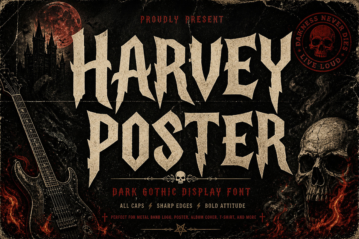 Modern Blackletter Mega Fonts Bundle, a Blackletter Font by Wow Magic (Photo 17 of 20)