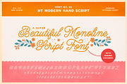 Modern Lettering Fonts Collection, a Script Font by Heritage Type Co. (Thumbnail 8 of 21)