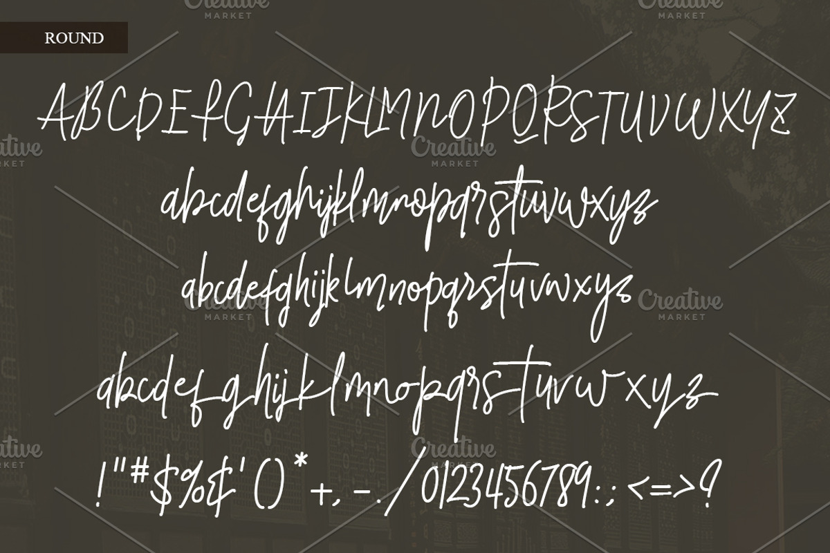 Smalltown handwritten font preview 8