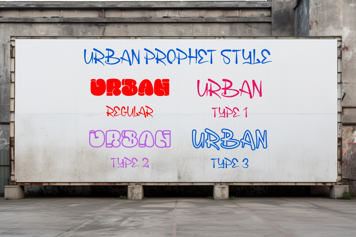 Urban Prophet - Duo Graffiti Font, a Font by PutraCetol Studio (Photo 11 of 11)