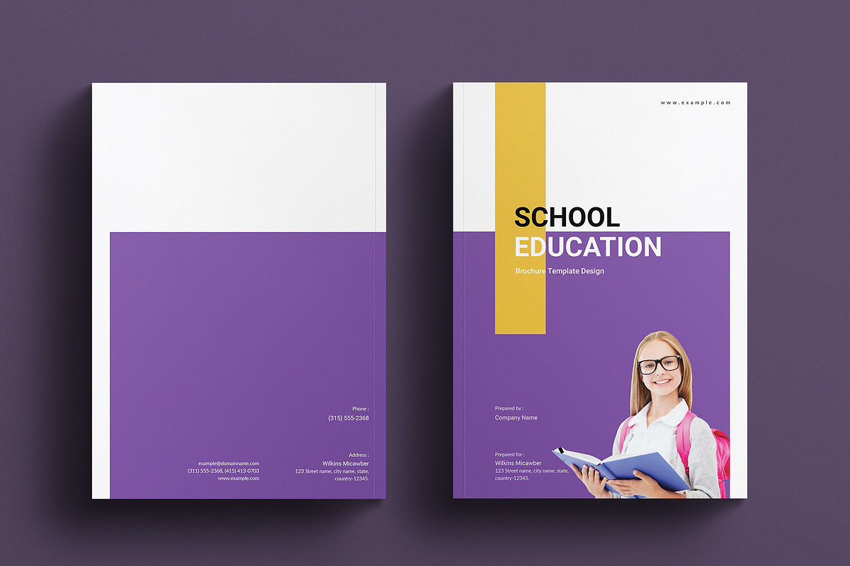 School Education Brochure Template, a Brochure Template by E-Type (Photo 8 of 8)