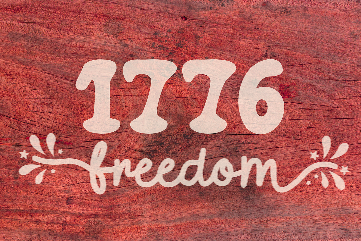 Statue of Liberty is Retro duo font, a Handwritten Font by Brown Cupple (Photo 4 of 9)
