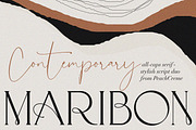 MARIBON//Serif+Script Duo SALE, a Serif Font by PeachCreme (Thumbnail 11 of 11)