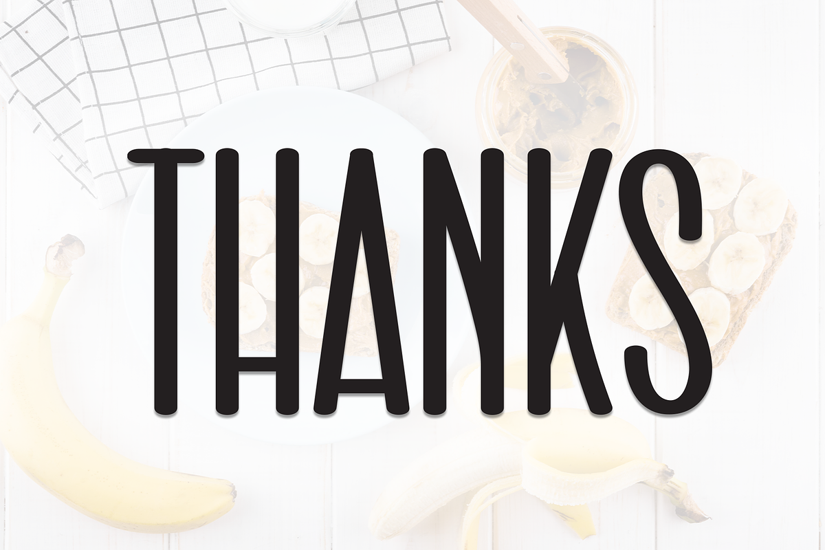 Banana | Script Font, a Script Font by Scratchones (Photo 8 of 8)