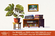 VVDS Realistic Watercolor Studio, a Brush Add-On by Vintage Voyage Supply (Thumbnail 5 of 12)