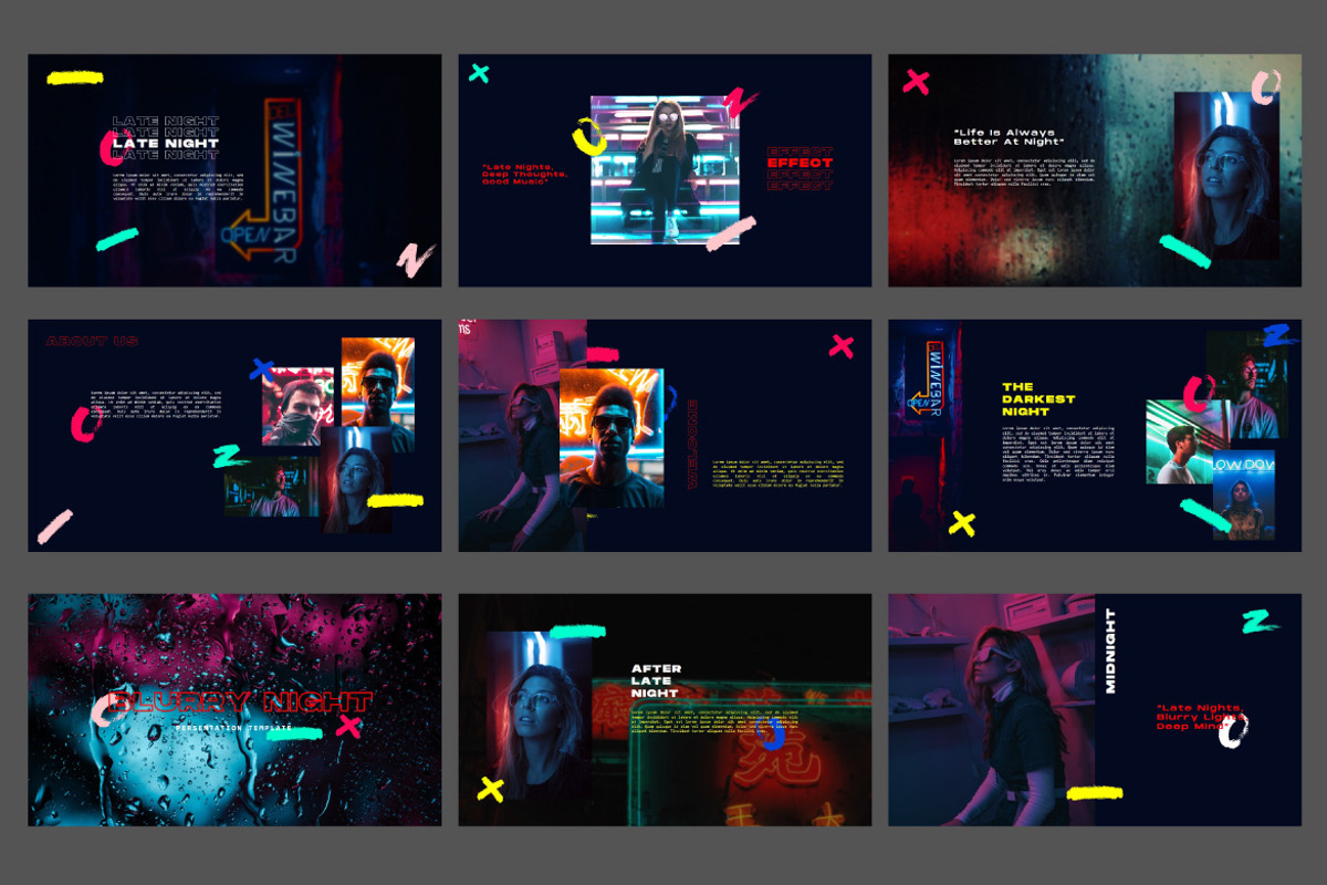 Blurry Night - Gradient Powerpoint, a Presentation Template by Putra Khan (Photo 11 of 12)