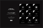 RM Flare & Light (PS brushes), a Brush Add-On by R M (Thumbnail 2 of 7)