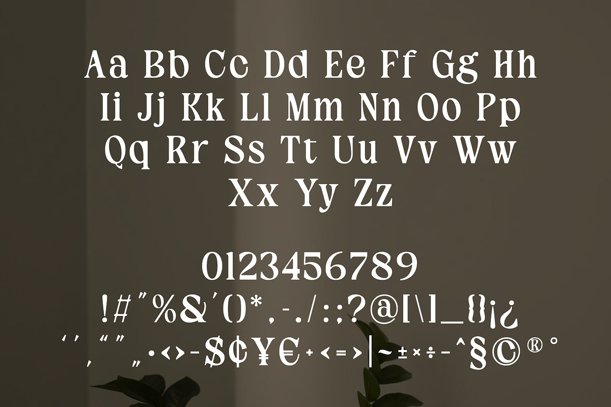 Gilgans Classic Serif Typeface, a Serif Font by Violet Natural (Photo 7 of 8)