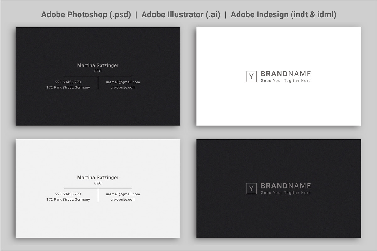 Business Card, a Business Card Template by graphicsunday (Photo 1 of 4)