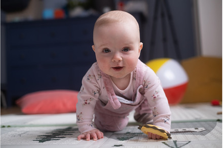 six months old caucasian baby on the, a Person Photo by Koldunova