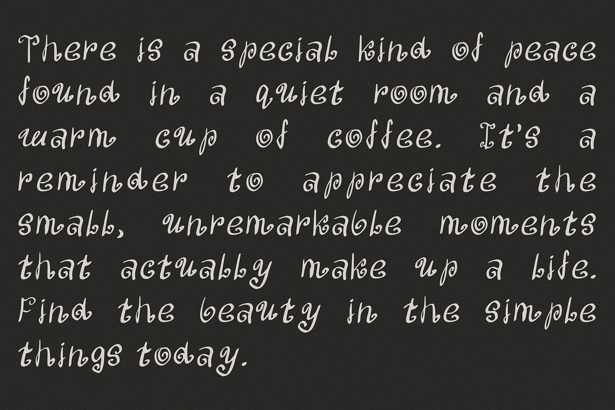 Swirly elegant quirky whimsical font, a Handwritten Font by Ashiya Pixel (Photo 7 of 8)